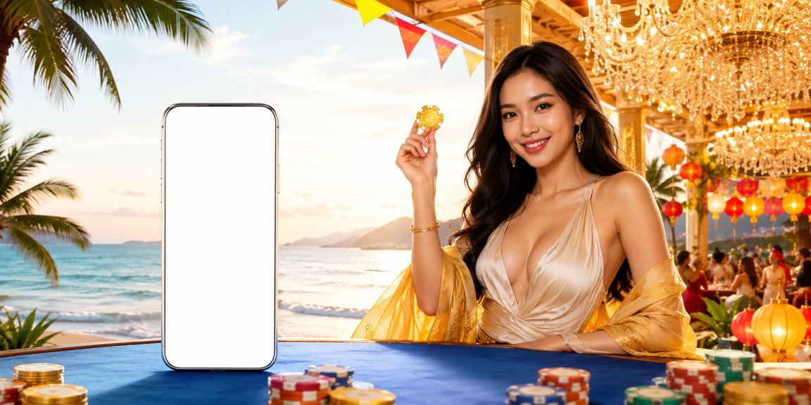 Người dùng thư giãn tại bãi biển Côn Đảo kiểm tra khuyến mãi cá cược trực tuyến