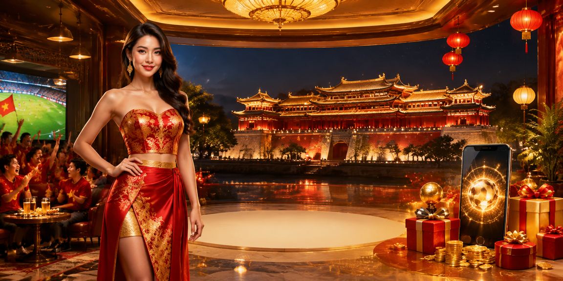 Người dùng tại chợ đêm Huế đăng ký tài khoản và nhận bonus thể thao trên điện thoại