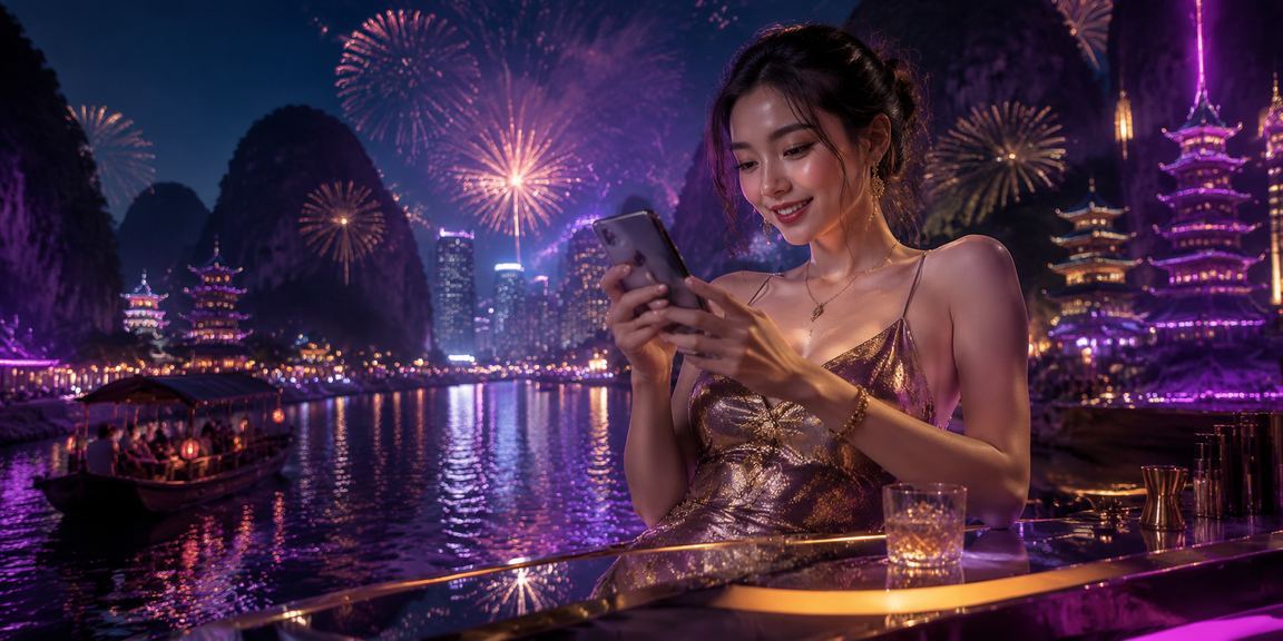 Không khí sòng bài neon Sài Gòn về đêm với người chơi baccarat trực tuyến